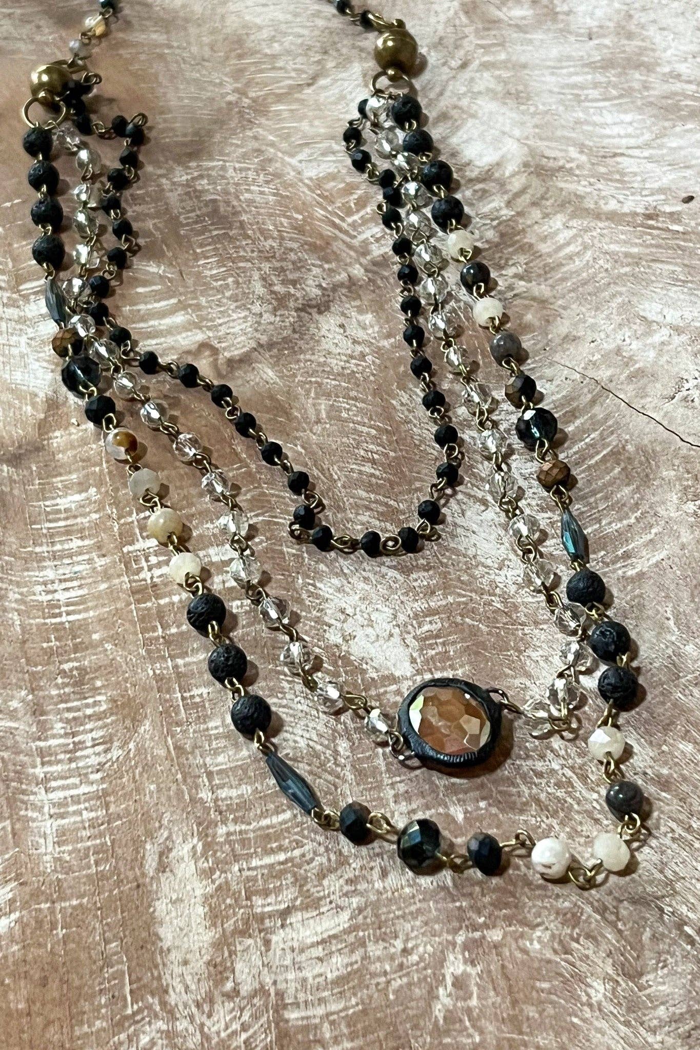 Justina Necklace: Imperial Jasper