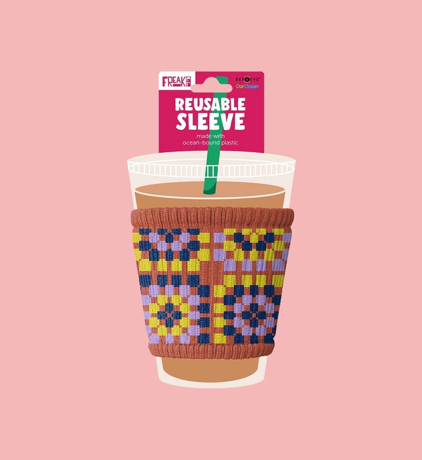 Granny Squares | Pint Glass, Coffee Sleeve & Can Koozie