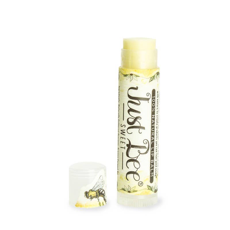 Just Bee Sweet Lip Balm - Natural Honey Lip Balm: Honey