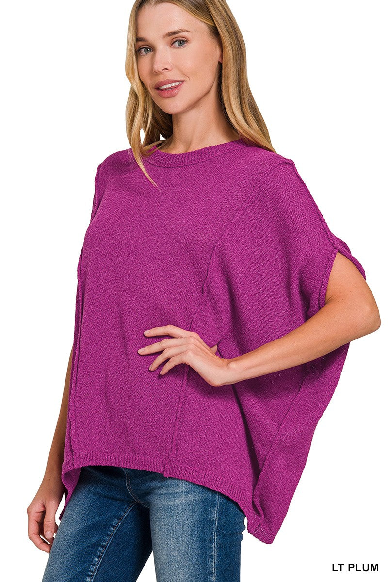 Drop Shoulder Short Sleeve Relaxed Pullover