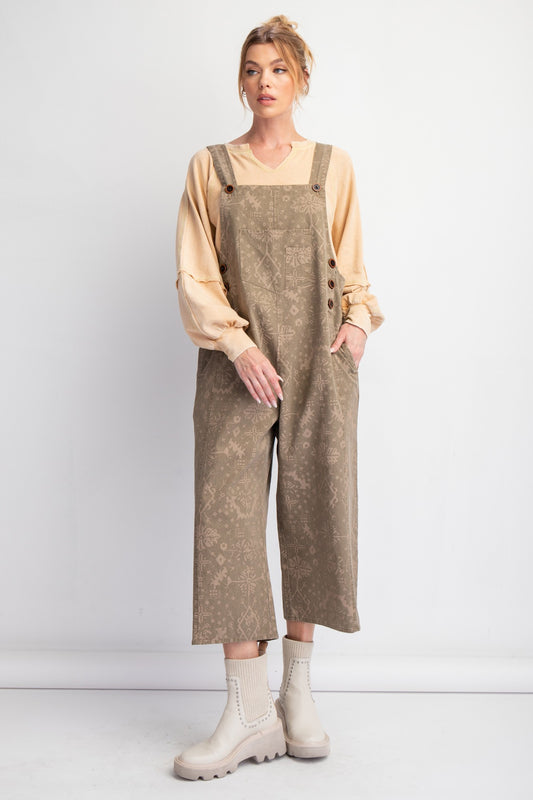 Tribal Loose Overalls