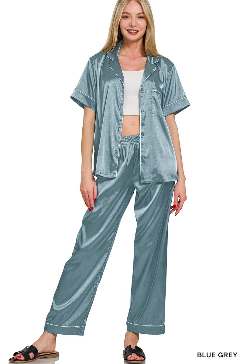 Satin PJ Set