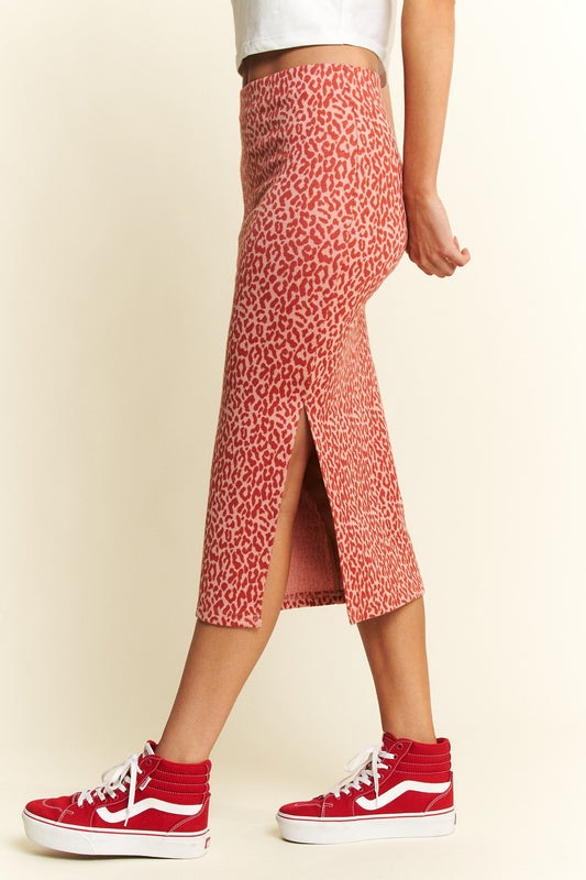 Animal Print Skirt