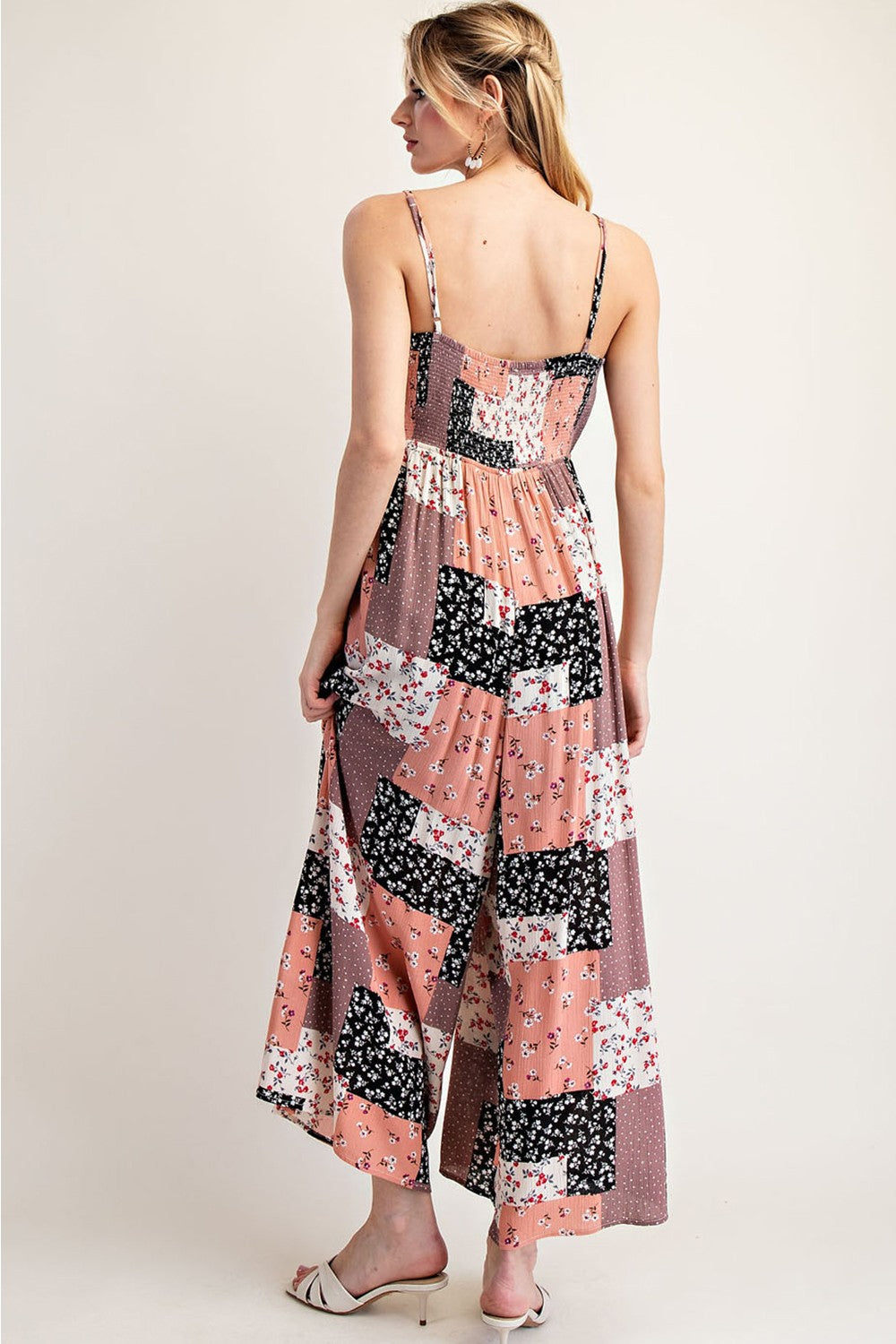Rose Patchwork Jumpsuit