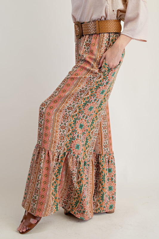 Green Peasant Pants