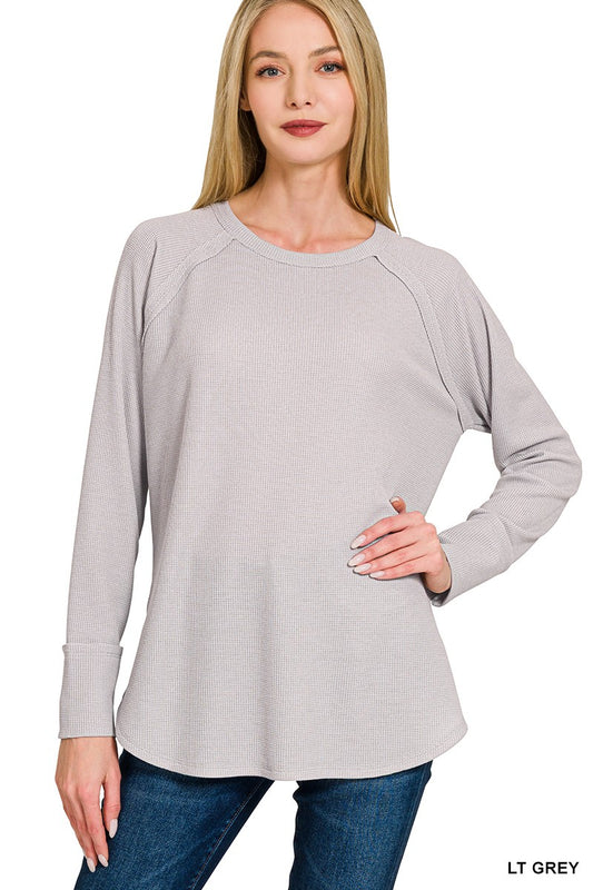 Baby Waffle Long Sleeve Top