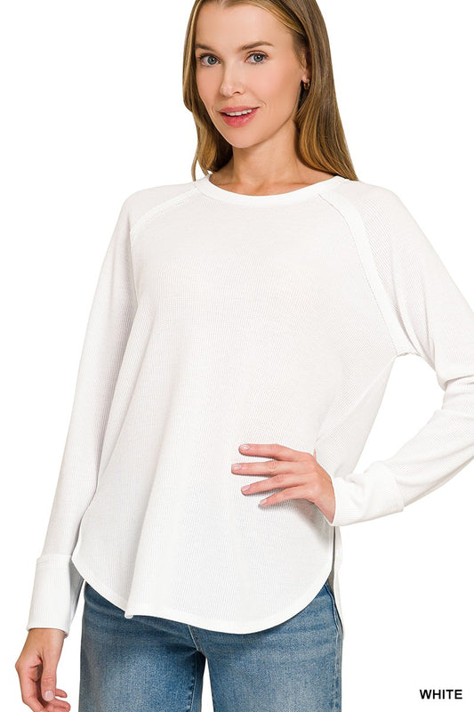 Baby Waffle Long Sleeve Top
