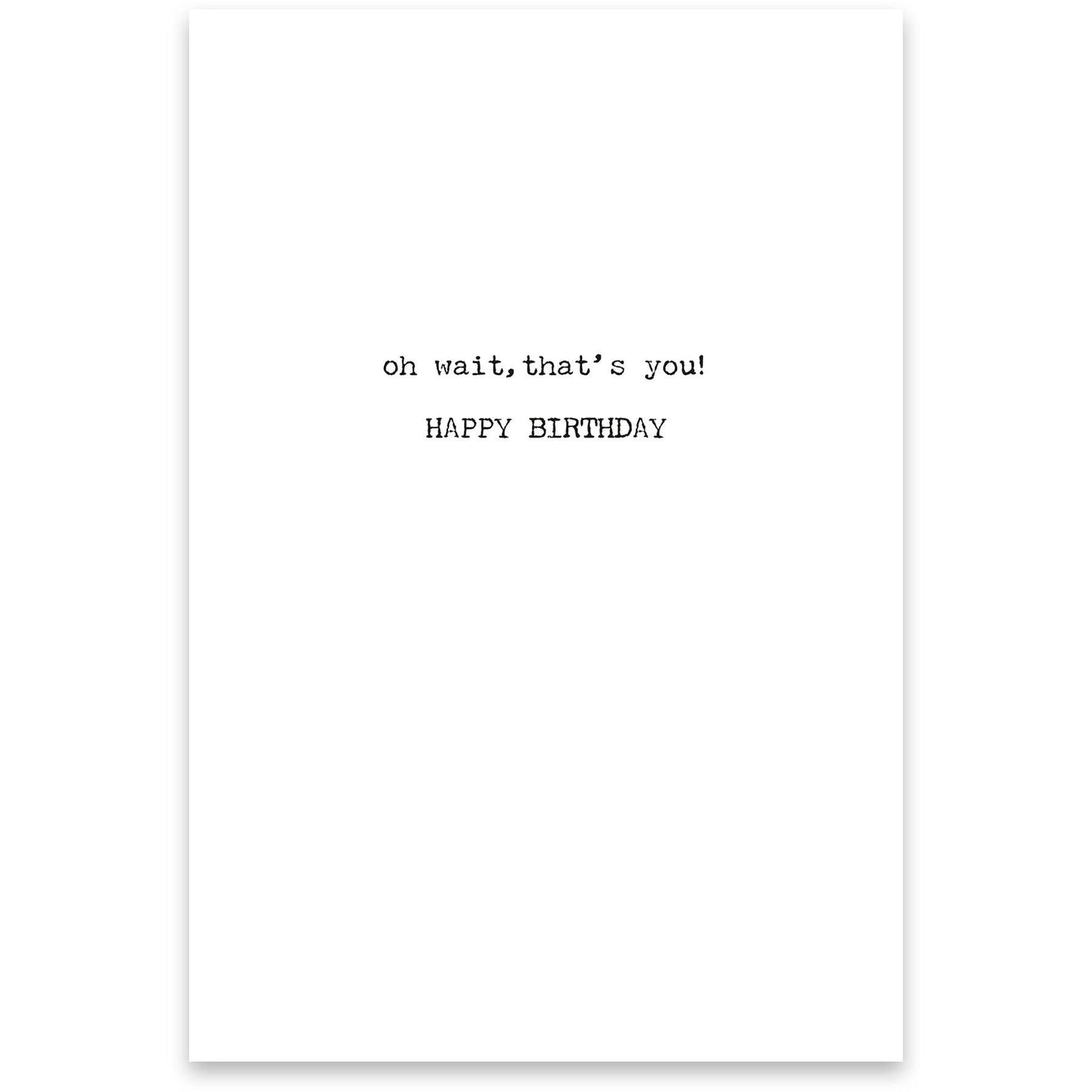 Old People Greeting Card