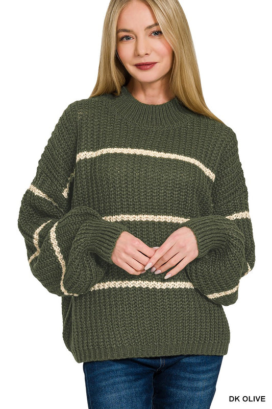 Oversize Striped Sweater