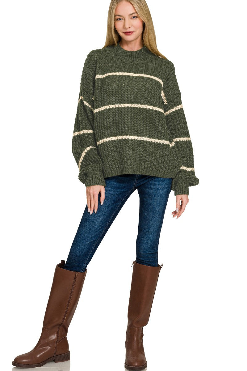 Oversize Striped Sweater