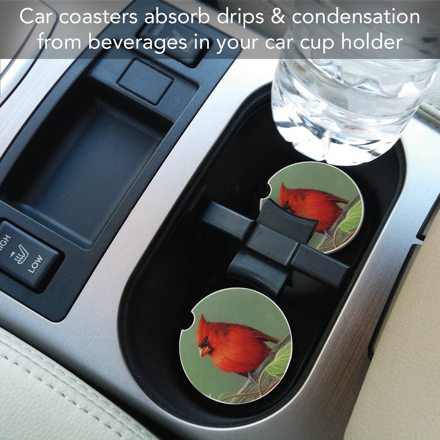 Railbirds Absorbent Stone Car Coaster-