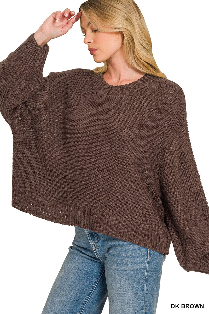 Oversized Baloon Sleeve Sweater