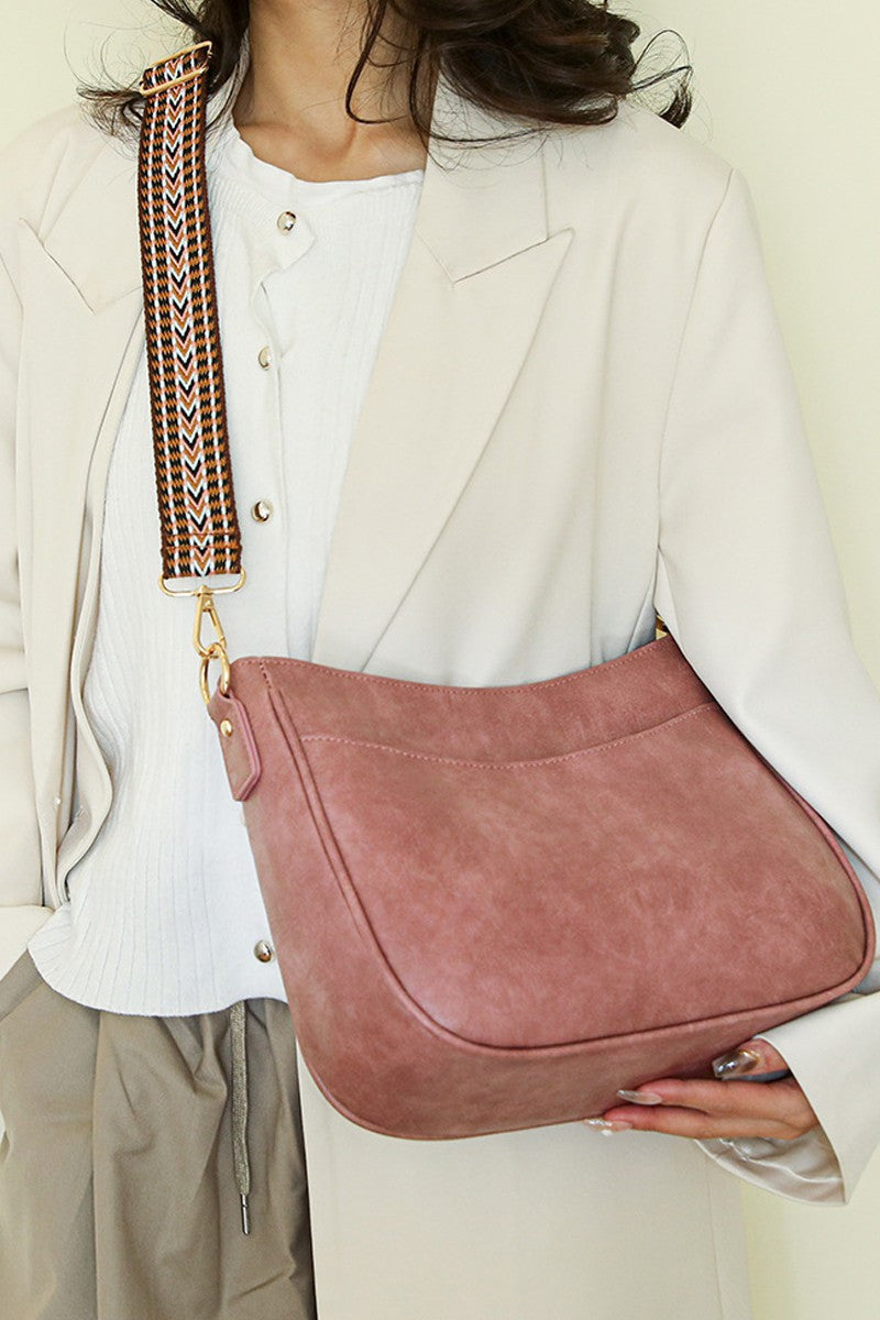 Vegan Leather Messenger Bag