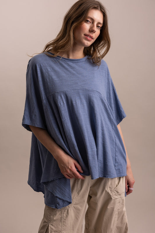 Asymmetric Hem Oversized Top Asymmetric Hem Oversized Top