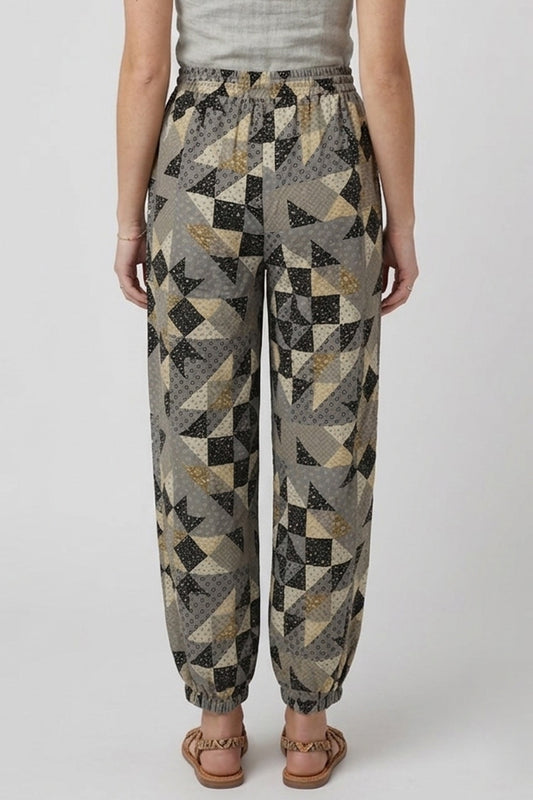 Quilt Patch Joggers