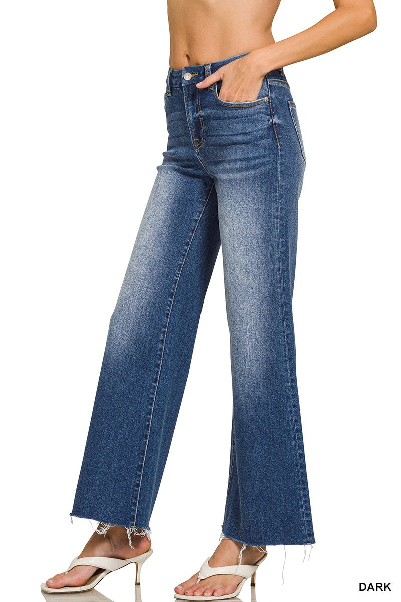 High Rise Flare Bottom Jeans