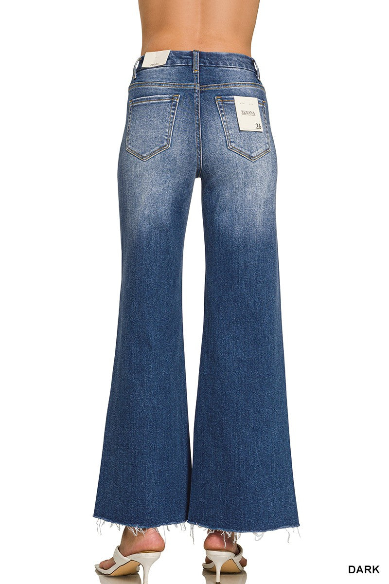 High Rise Flare Bottom Jeans