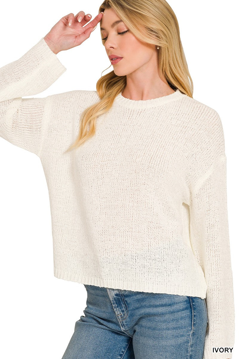 Light Weight Round Neck Sweater