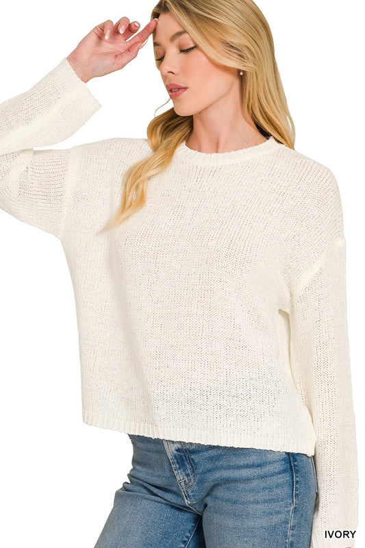 Light Weight Round Neck Sweater
