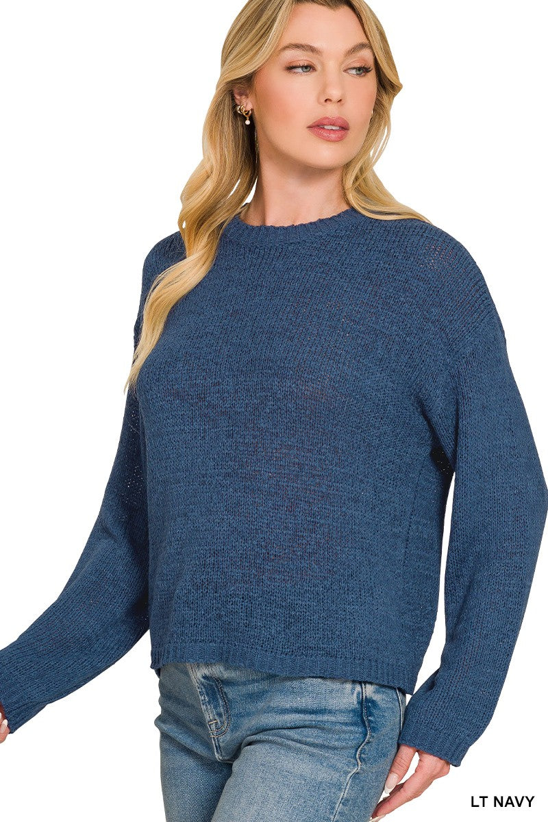 Light Weight Round Neck Sweater