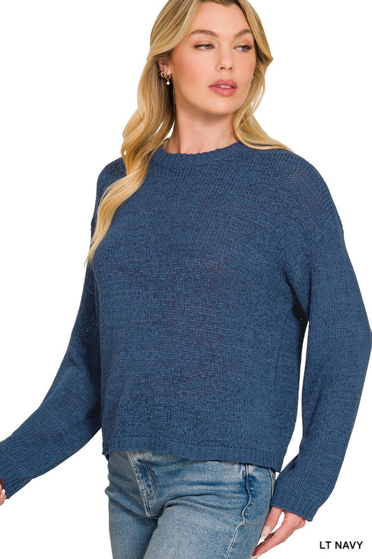 Light Weight Round Neck Sweater
