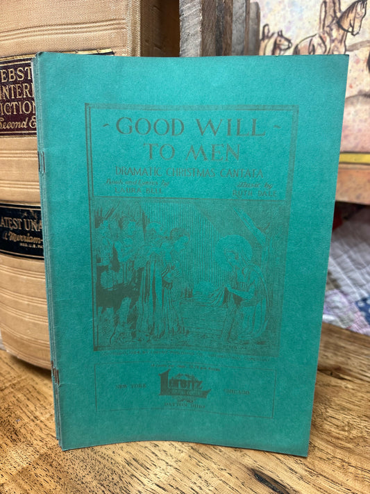 Good will to Men Sheet music bundle