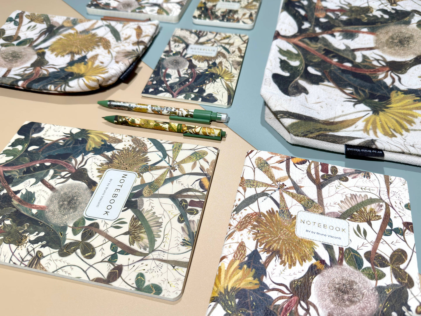 A6 Passport Notebook -  Summer Greens