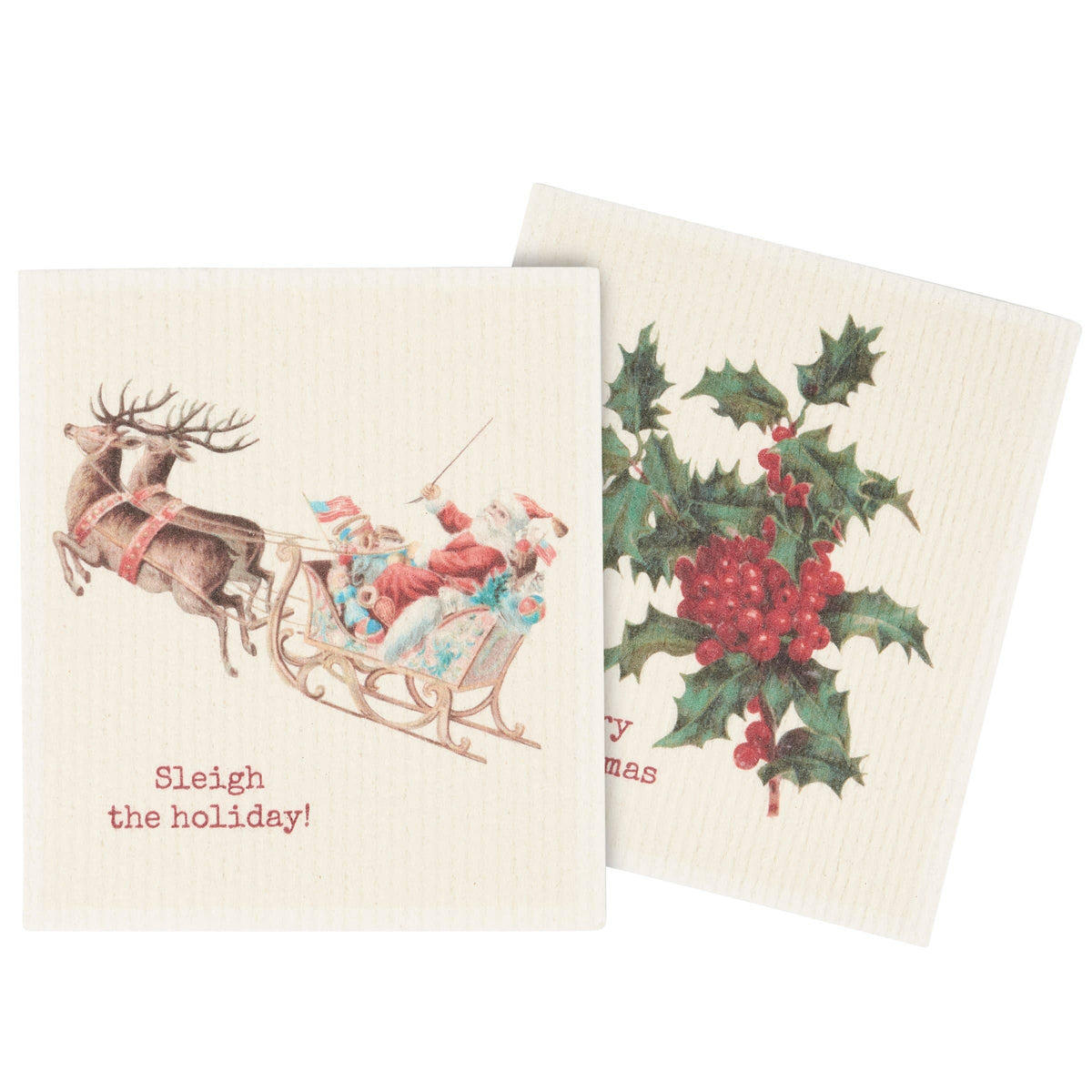 Christmas Swedish Dishcloth Set