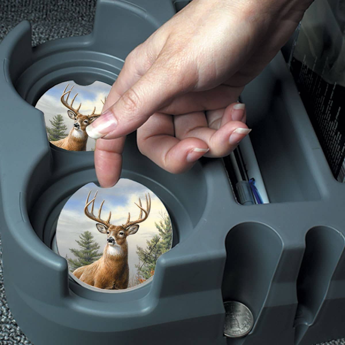 Morning Light Stone Car Coaster