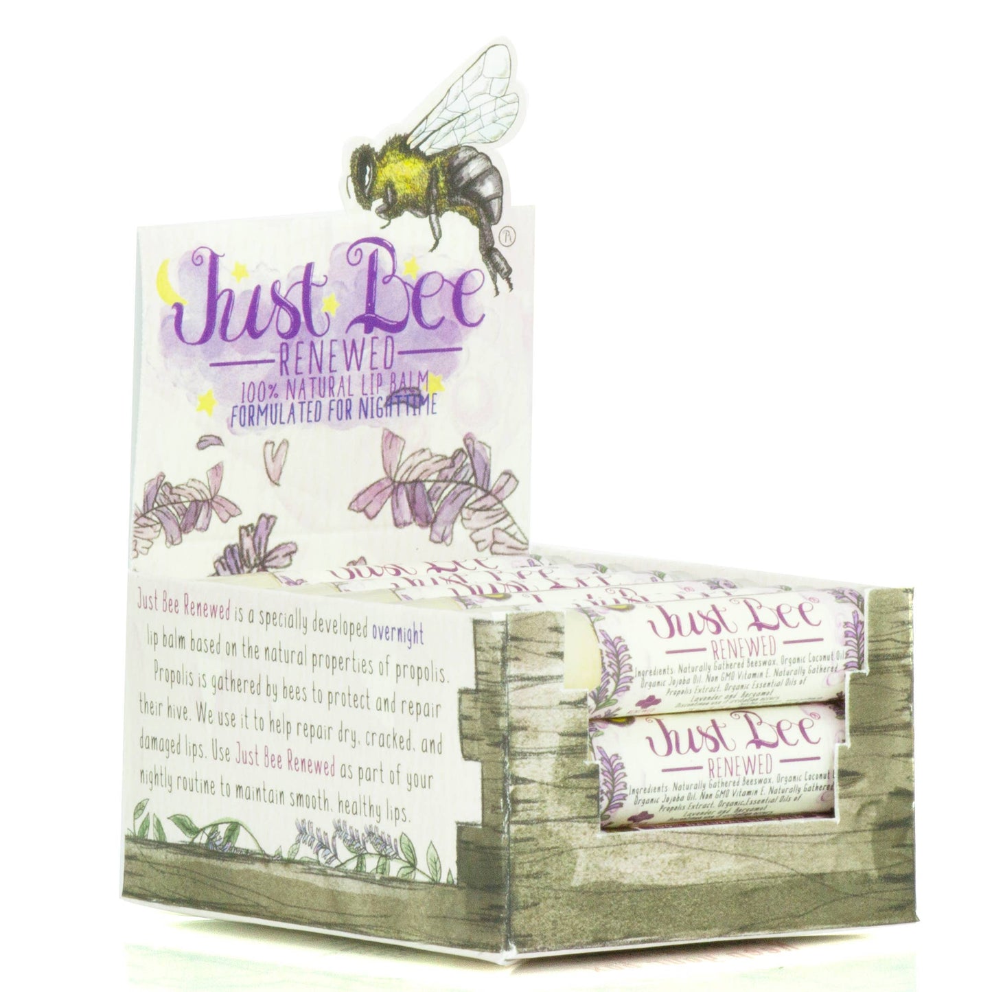 Just Bee Renewed Lip Balm - Lavender: Lavender