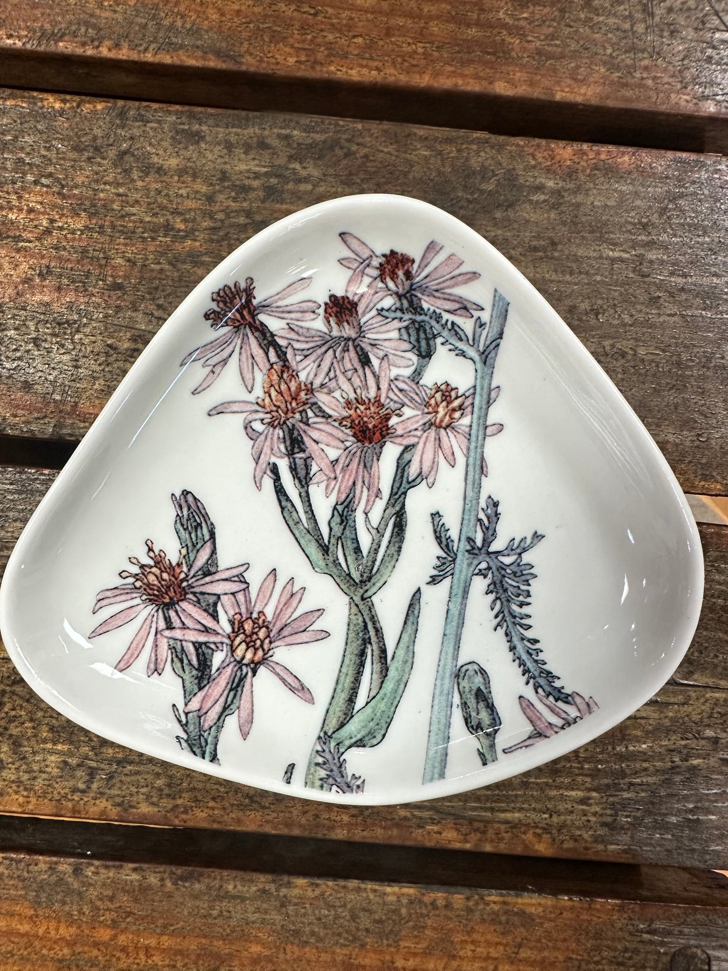 Stoneware Flower Dish