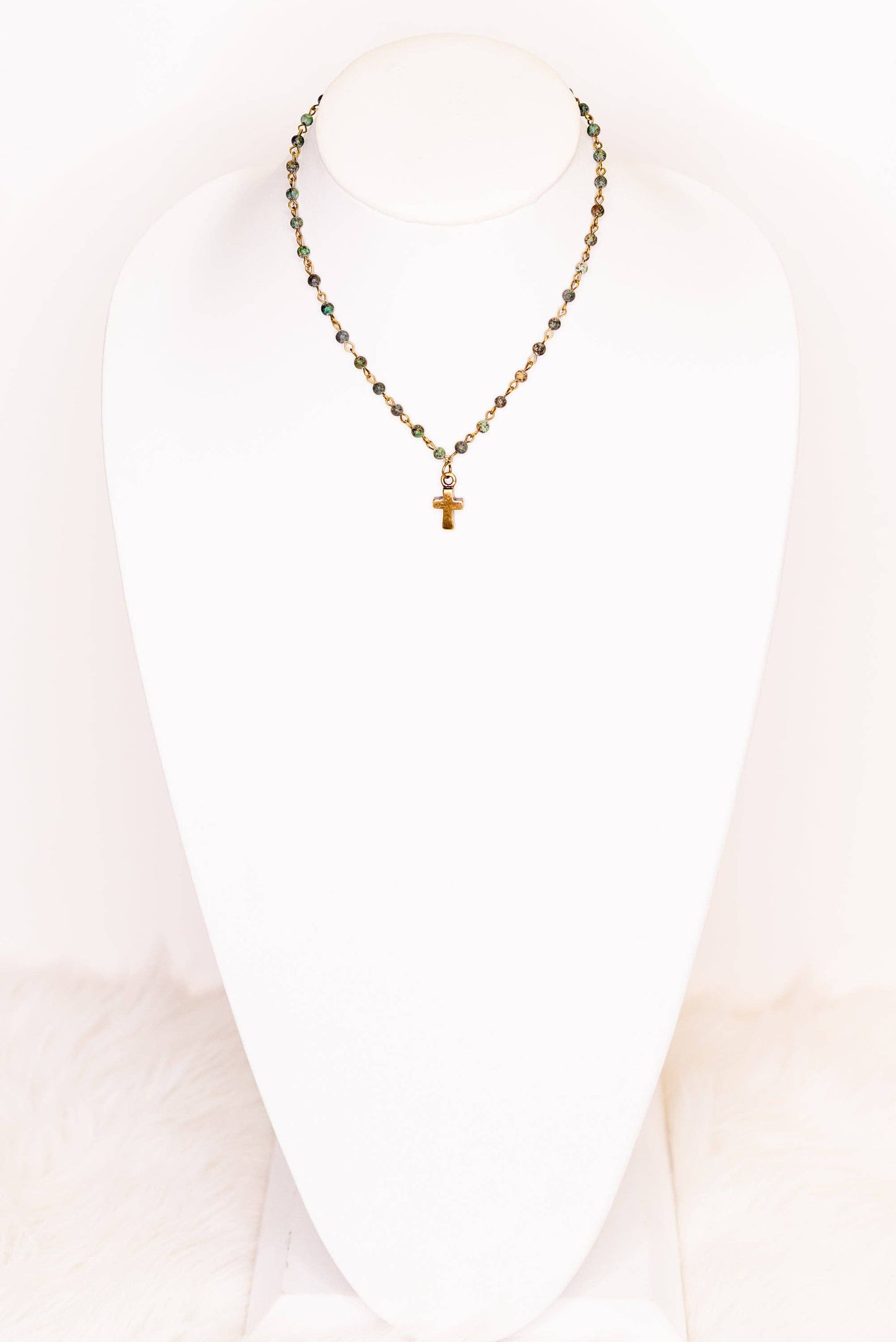 Phoebe Necklace in African Turquoise