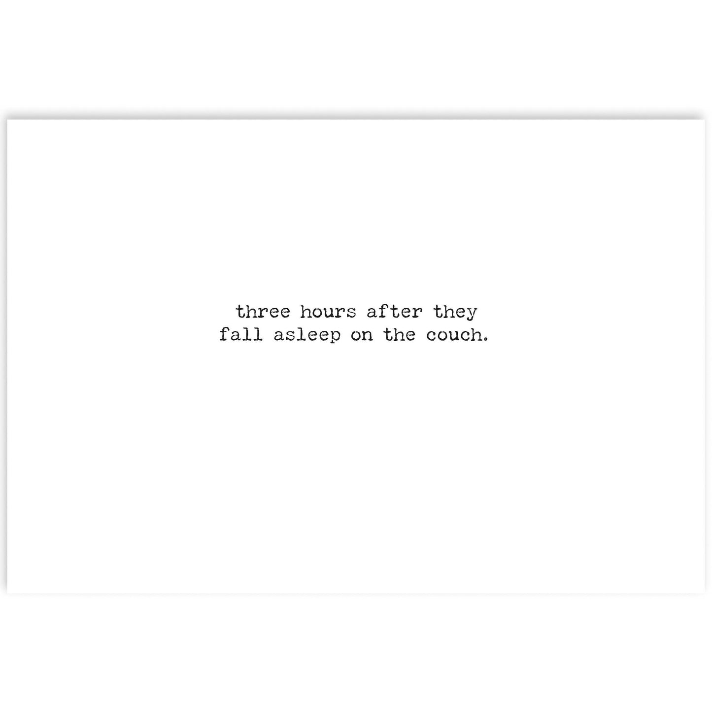 Bedtime Greeting Card