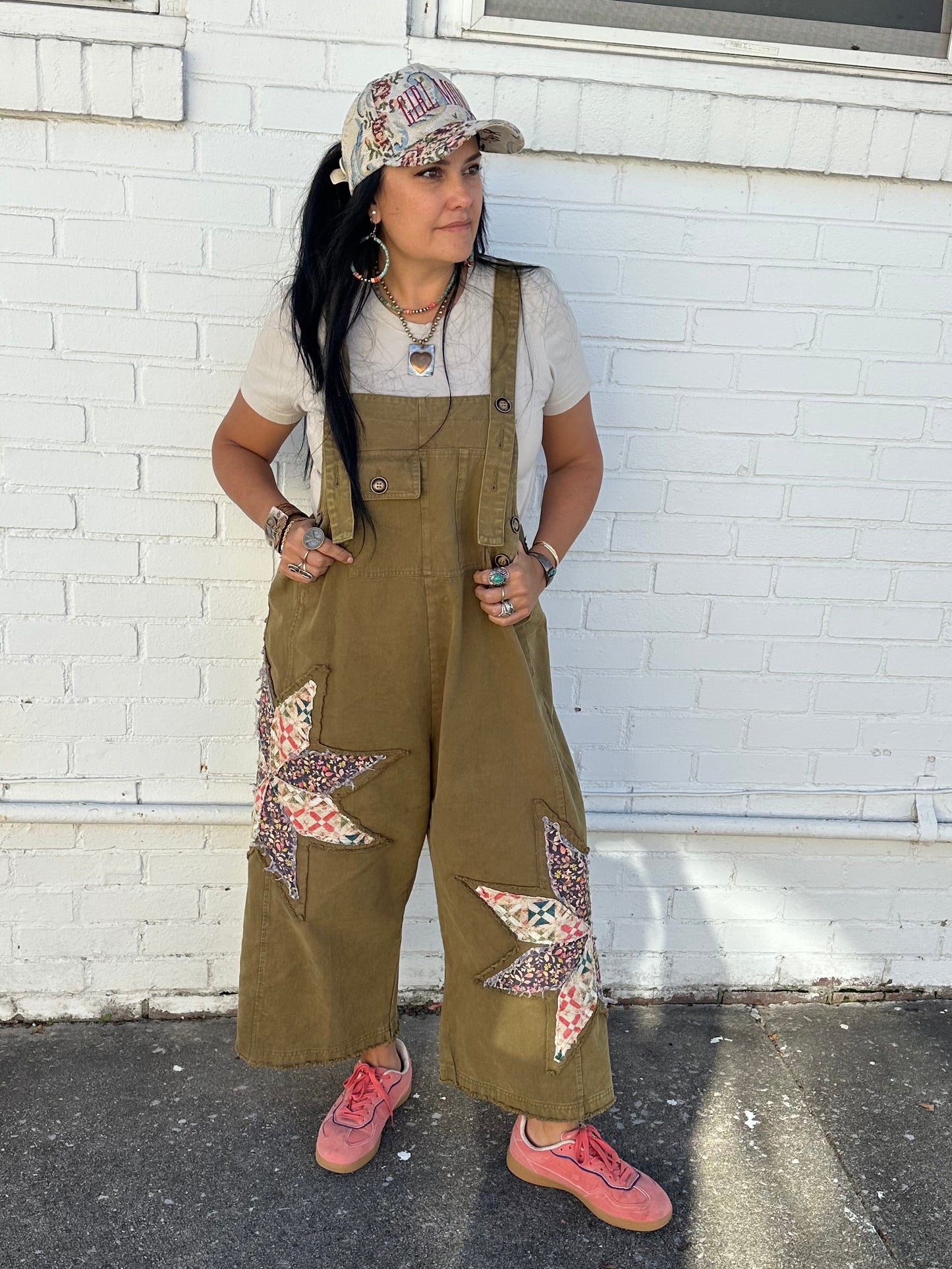 Quilt Patch Overalls