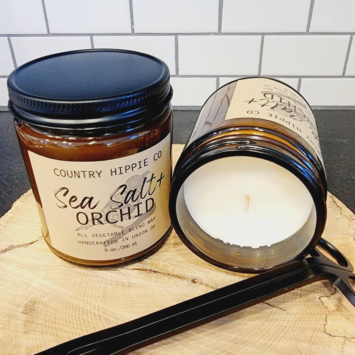 Sea Salt + Orchid Apothecary-Inspired Candle