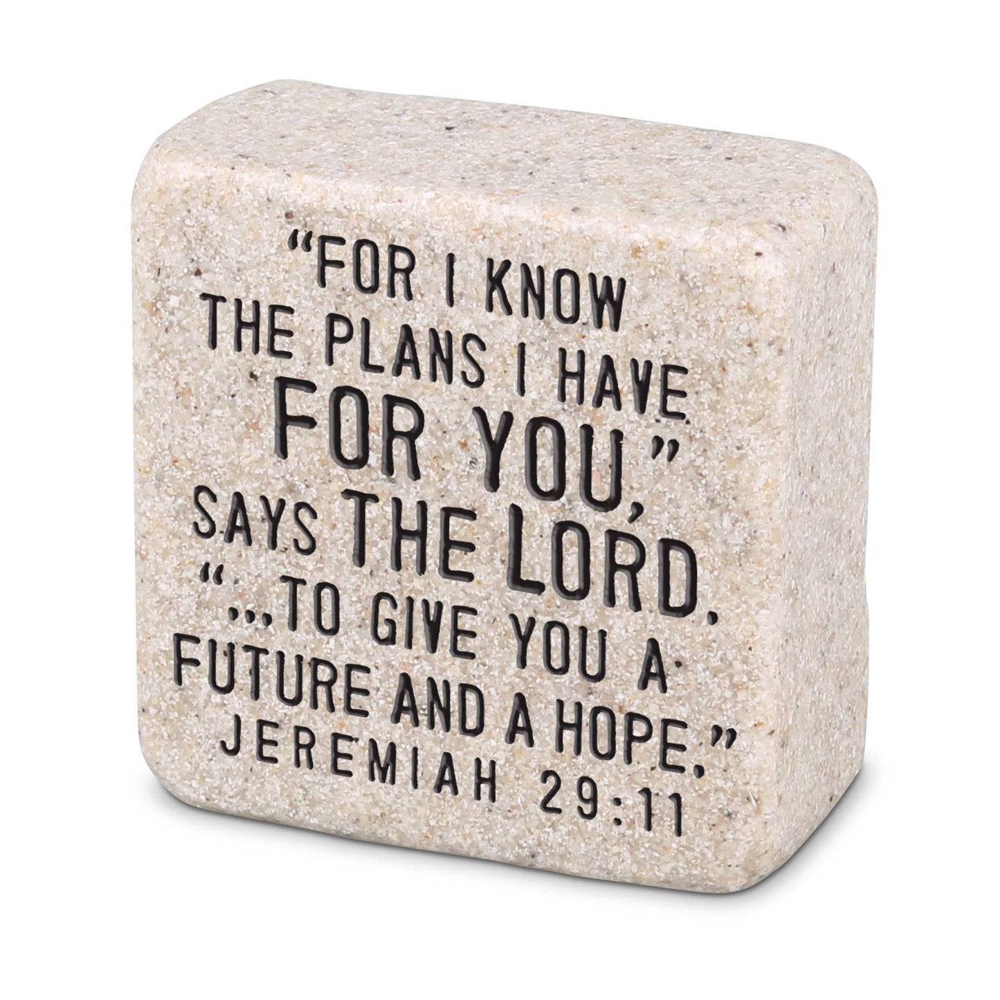 LCP His Plans Scripture Stone