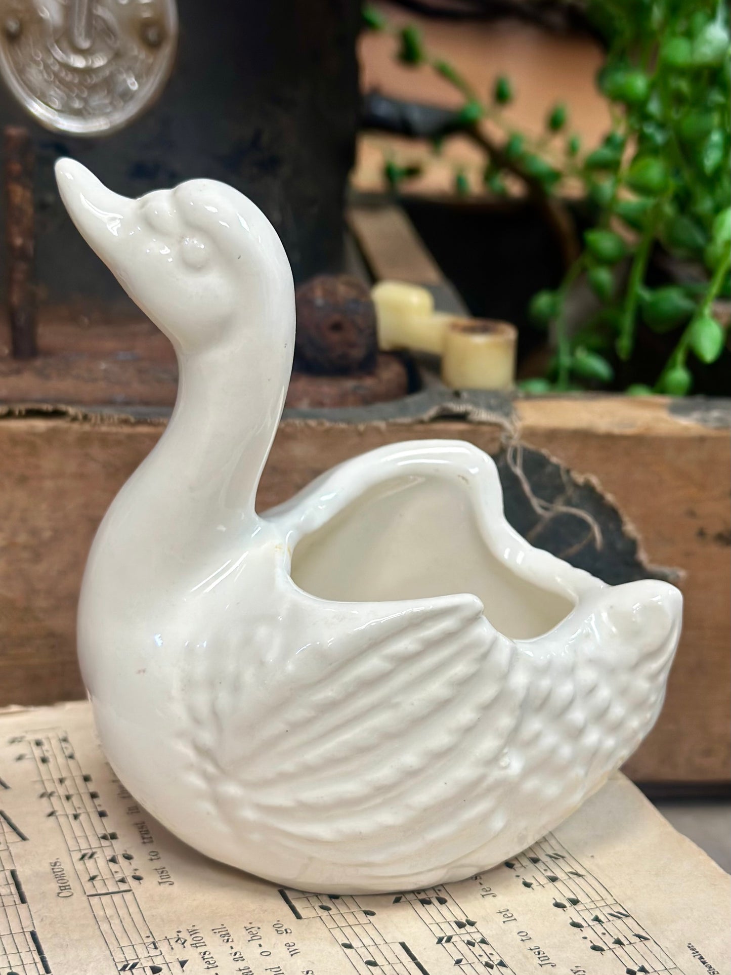 Mini Swan Planter