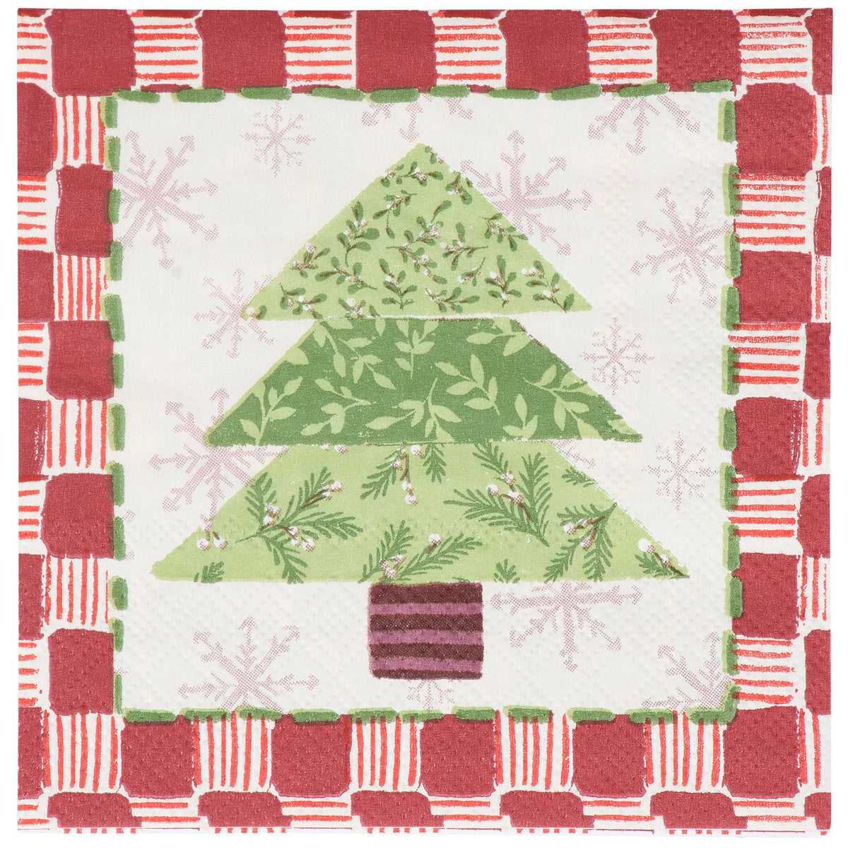 Tree Quilt Beverage Napkin