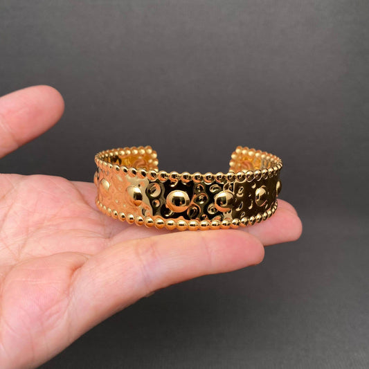 18K Gold Plated Stainless Steel Cuff - FGS