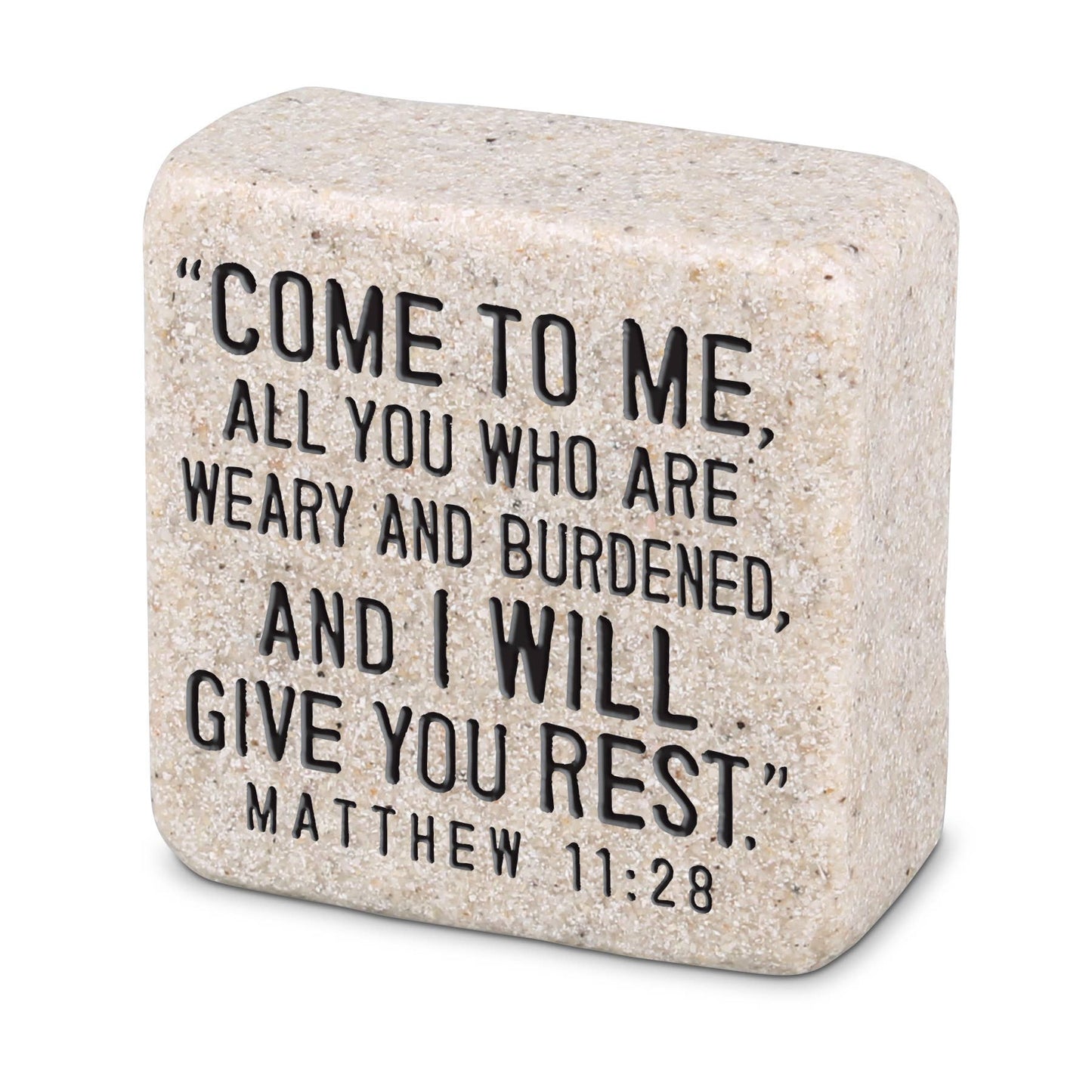 LCP Come To Me Scripture Stone