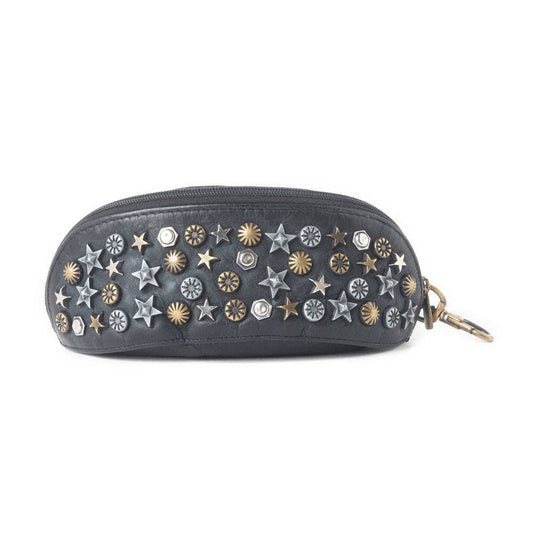 Eclipse Charm Leather Sunglass Black