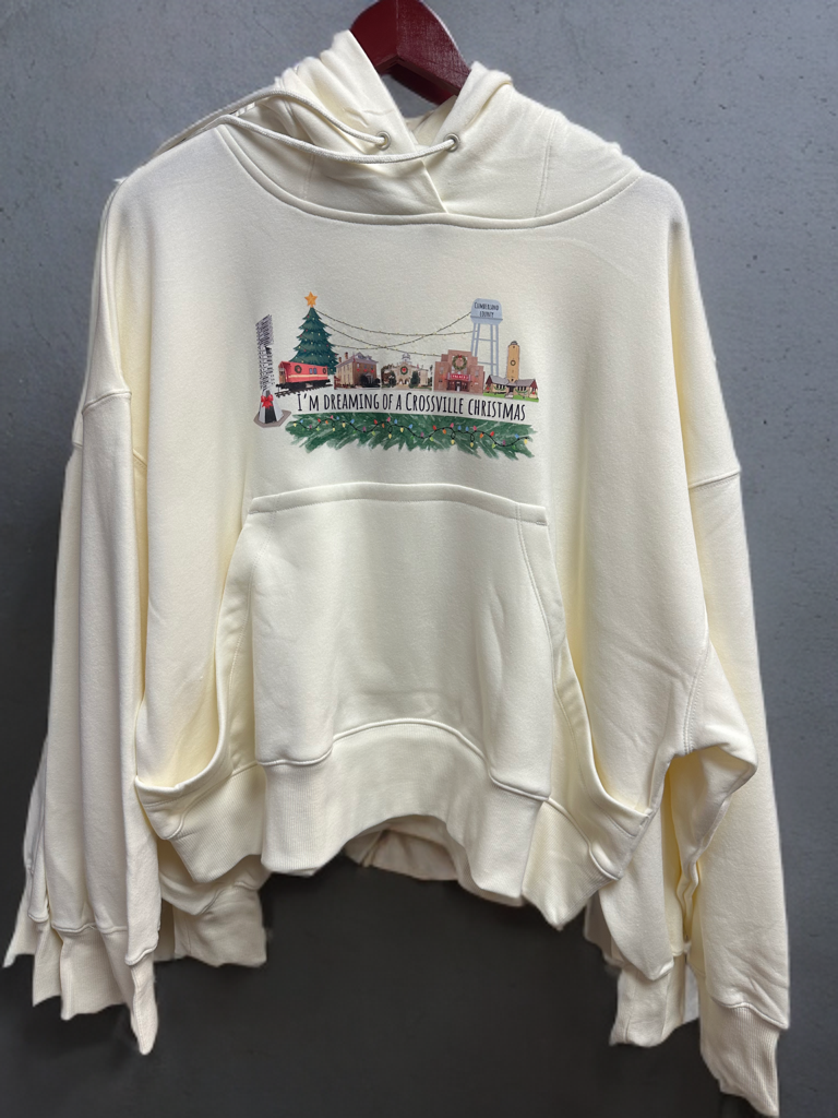 Oversized Crossville Christmas Sweatshirt