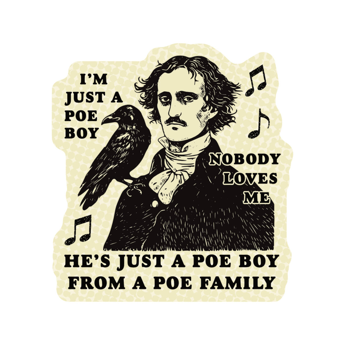 Funny Literature History Pun High Quality Vinyl Sticker