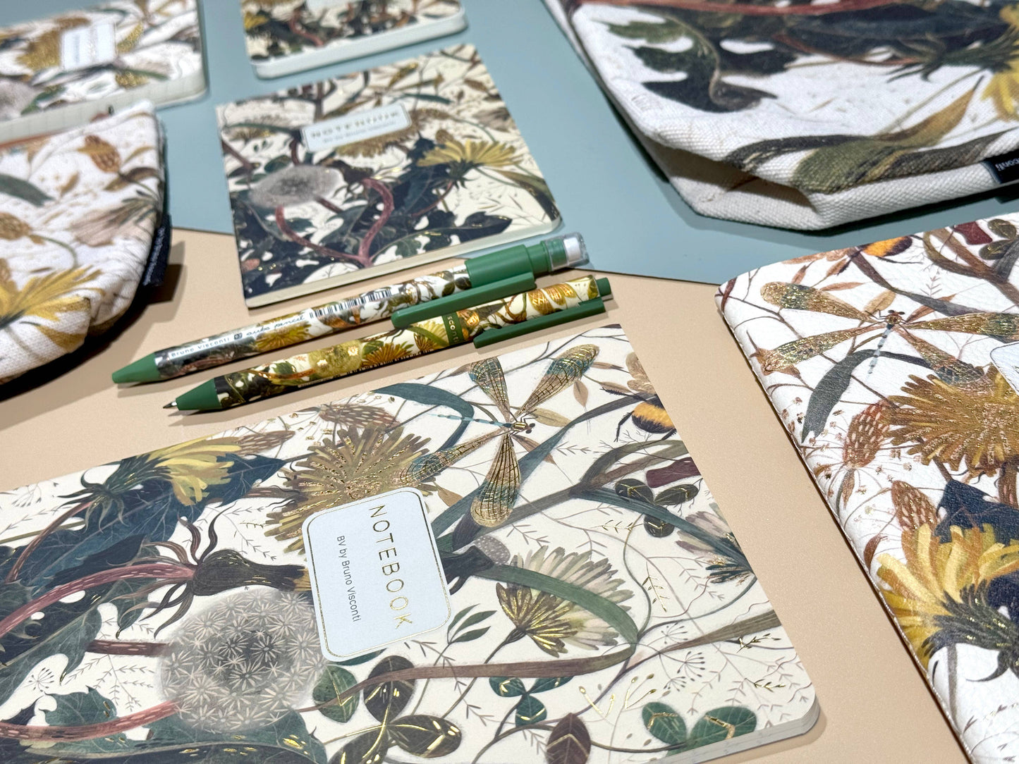 A6 Passport Notebook -  Summer Greens