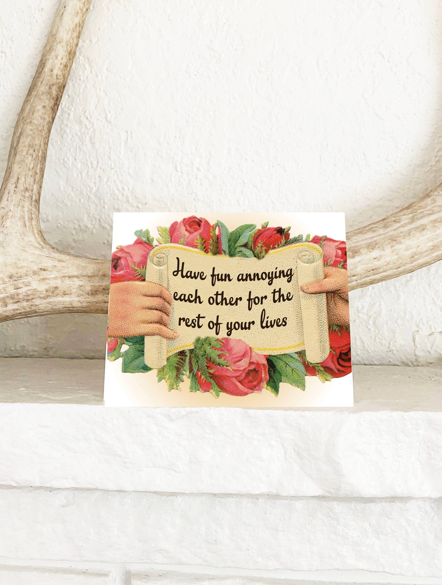 Have Fun Annoying Each Other Funny Wedding Card