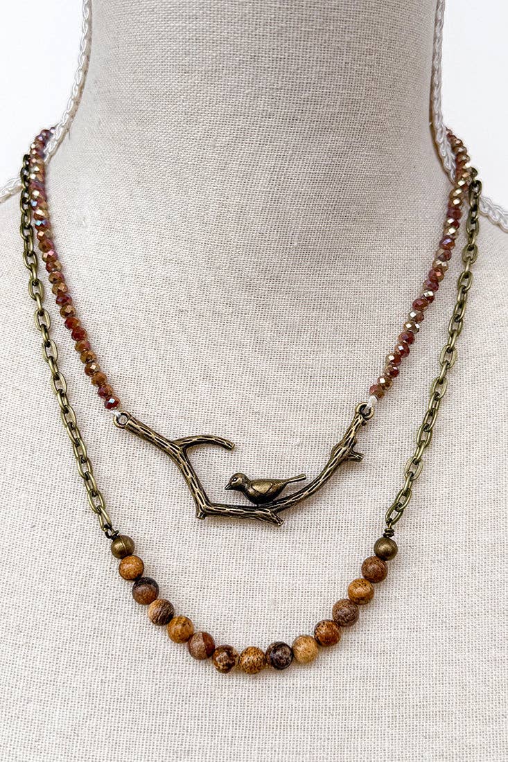 Braelyn Necklace - Jasper