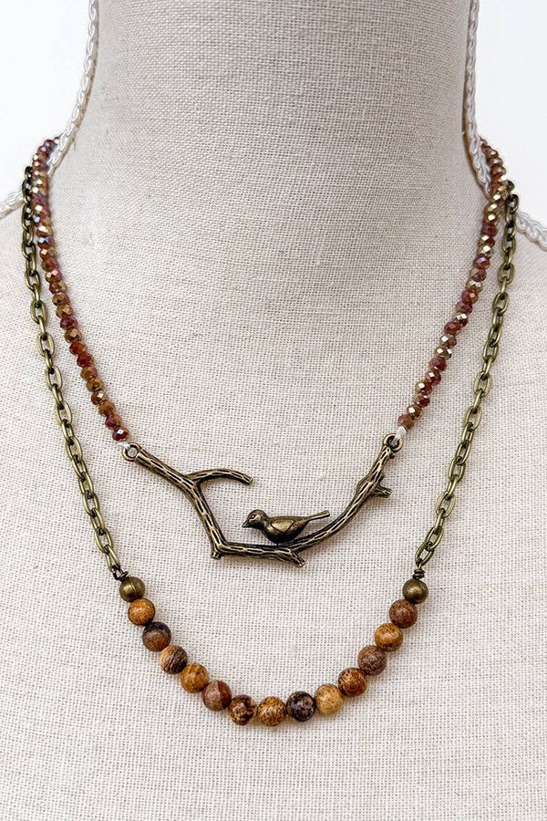 Braelyn Necklace - Jasper