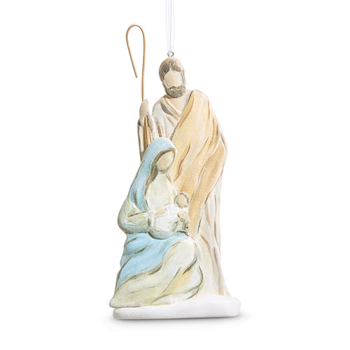 7" NATIVITY MOLDED ORNAMENT