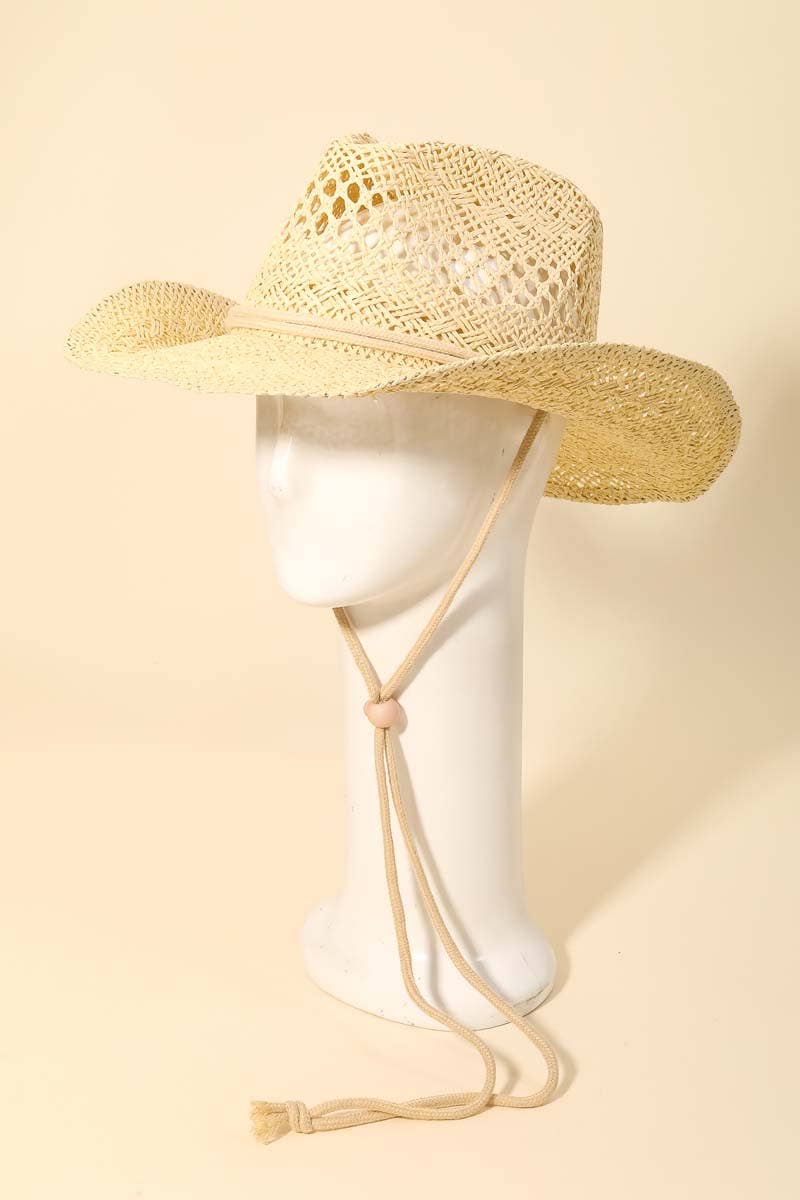Straw Weave Fashion Western Cowboy Hat: IV