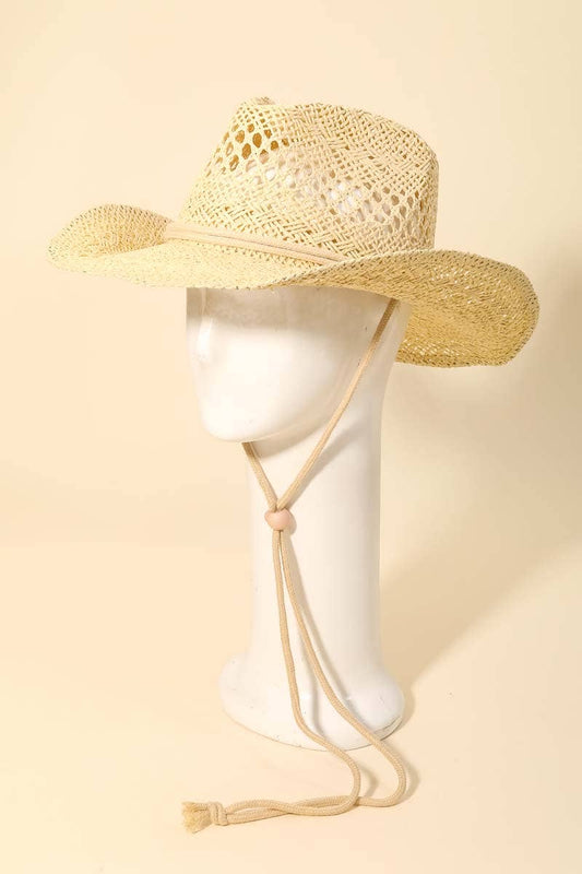 Straw Weave Fashion Western Cowboy Hat: IV